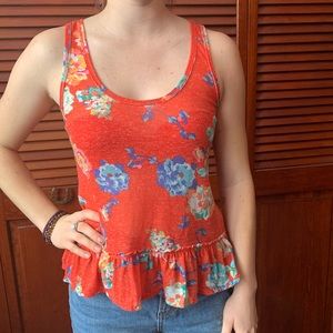Floral tank top